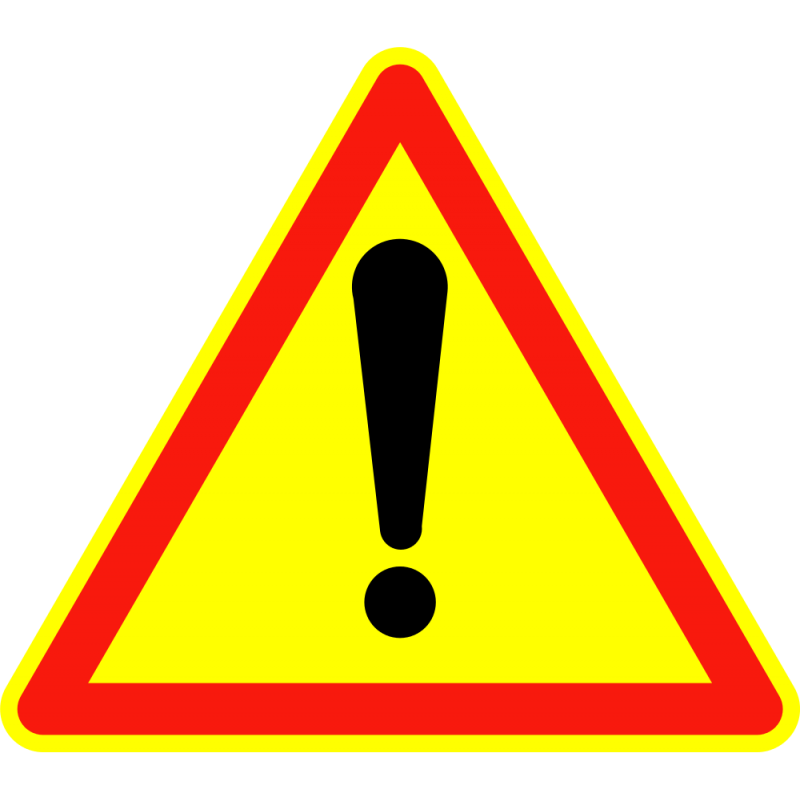 Panneaux de signalisation routière AK14  Autres dangers